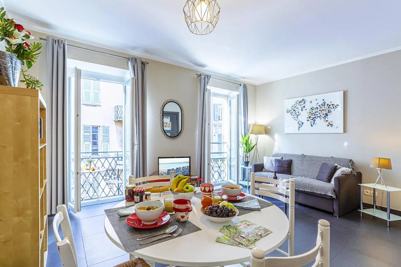 Apartment Paradis - Carre D'Or 1 Room - Balcony Sea View Nice