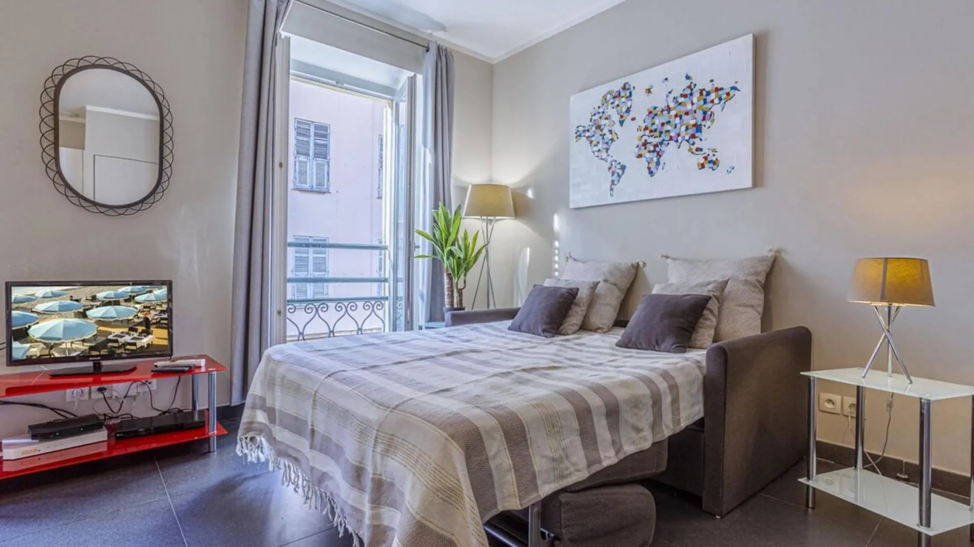 Paradis - Carre D'Or 1 Room - Balcony Sea View Nice
