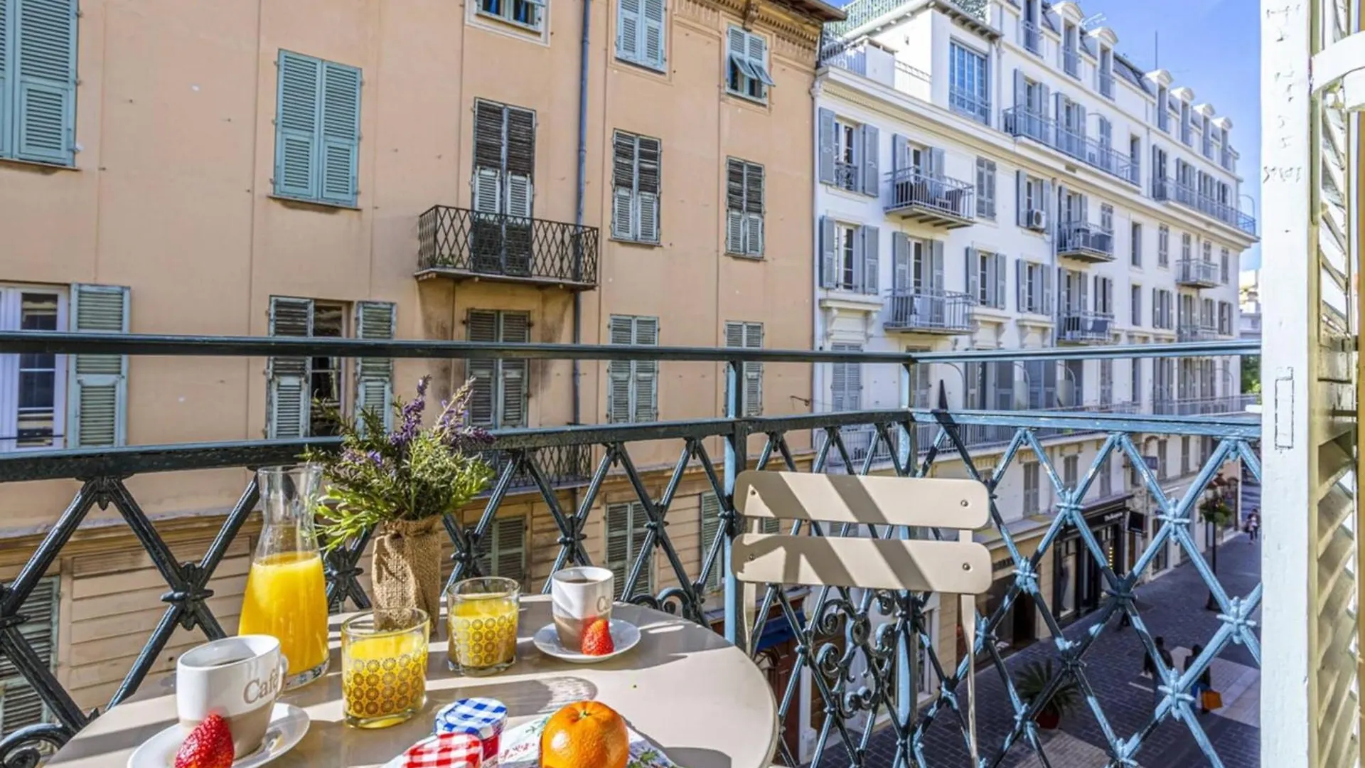 아파트 Paradis - Carre D'Or 1 Room - Balcony Sea View 니스